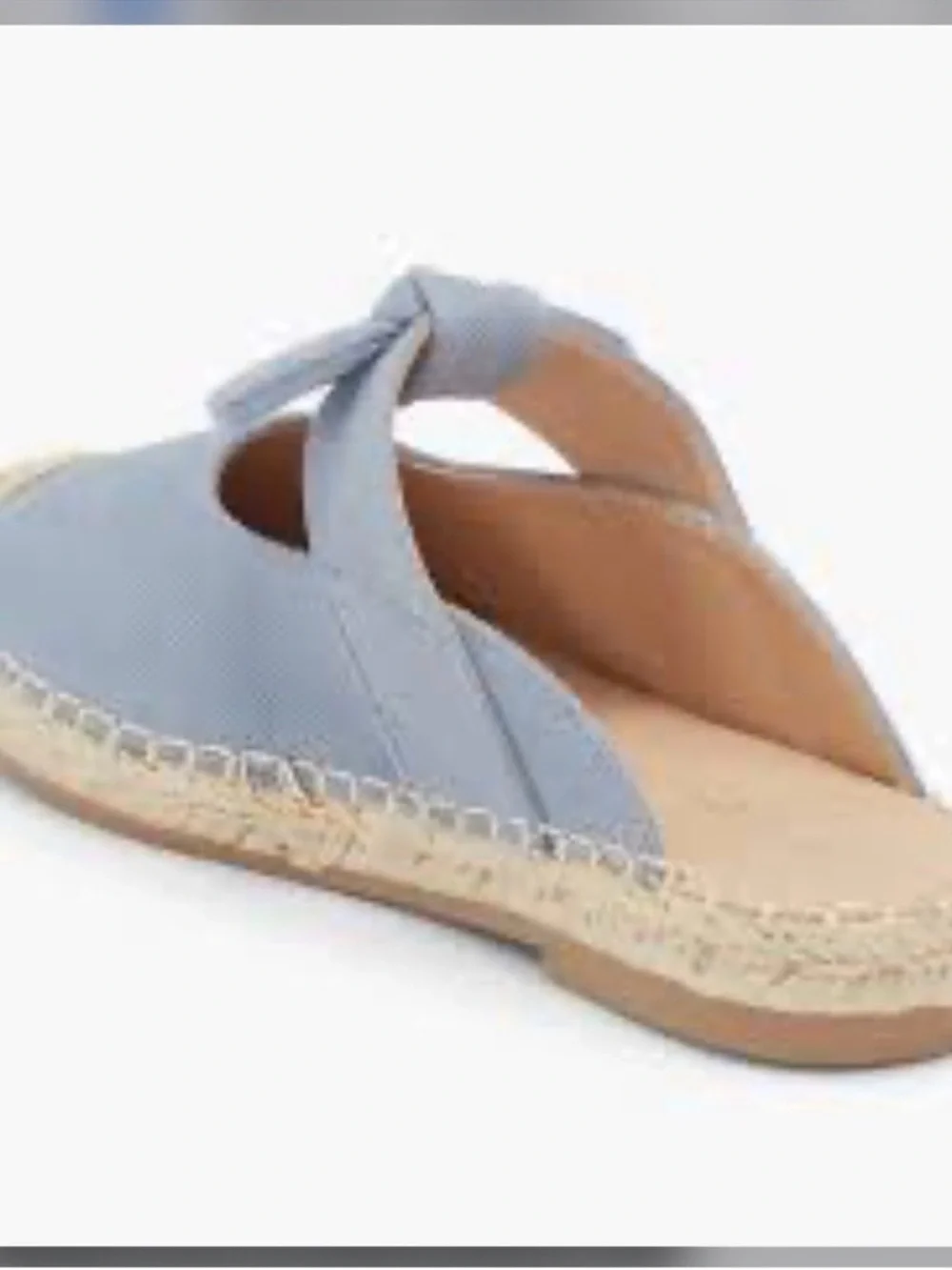 🆕- Top Moda Blue/Denim Espadrille Mules - Size 8